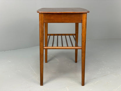 EB6880 Vintage Danish Walnut Bedside Unit Side Table 1950s Retro MWOO