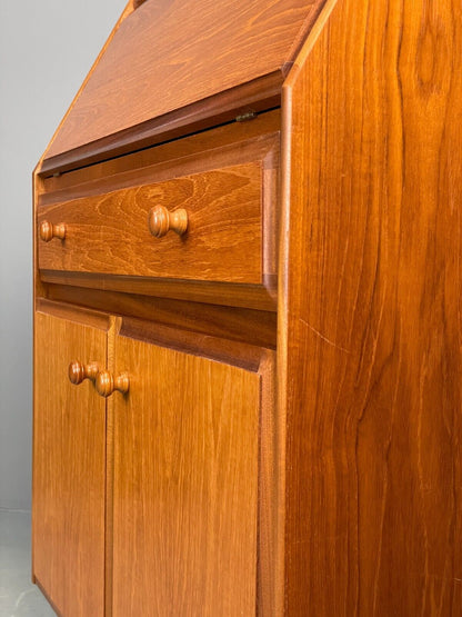 Vintage British Teak Bureau By Sutcliffe Furniture 1980s Retro EB7830 MWOO