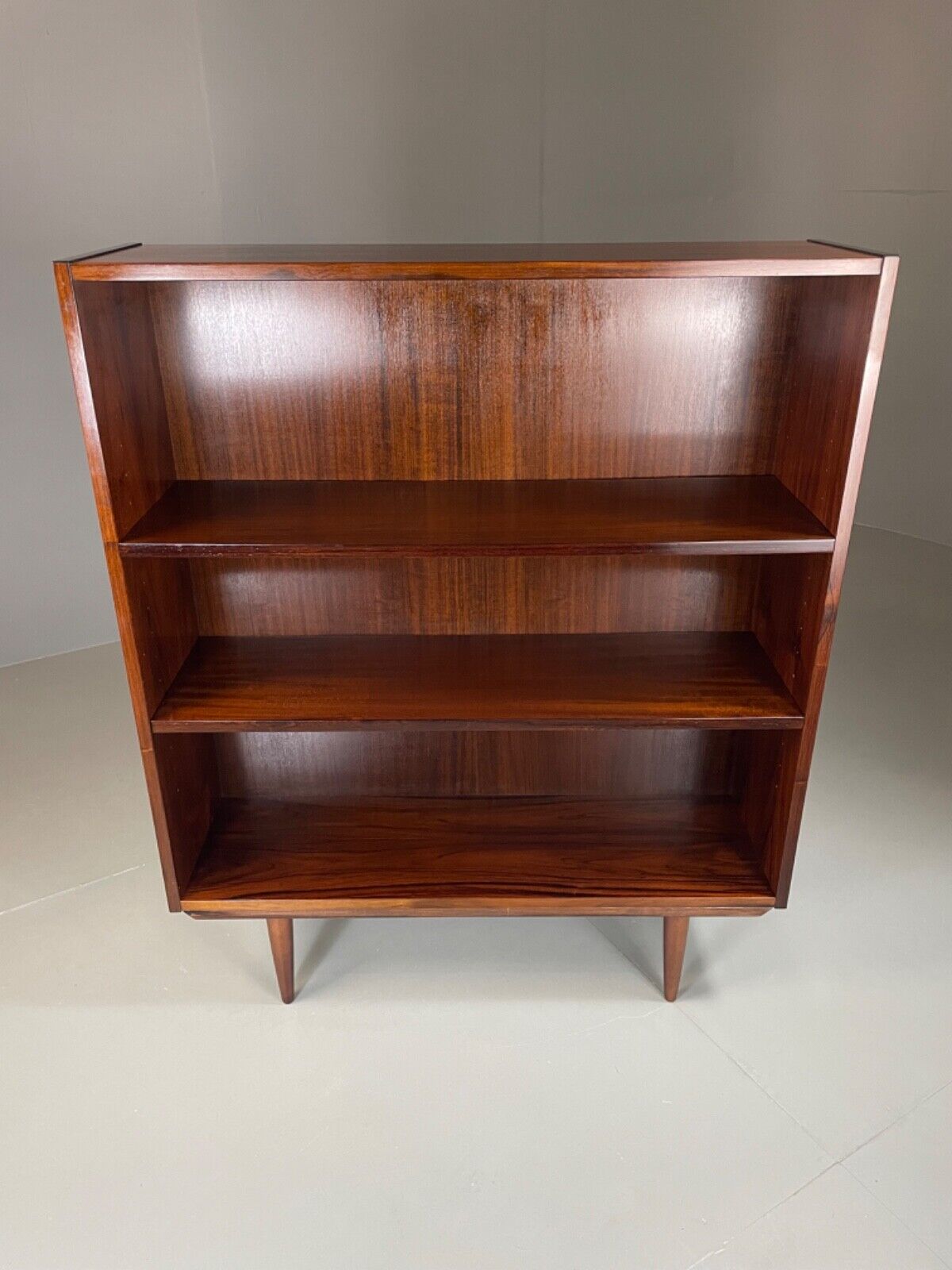 EB5258 Vintage Danish Rosewood Bookcase 1970s Retro Mid Century MWOO