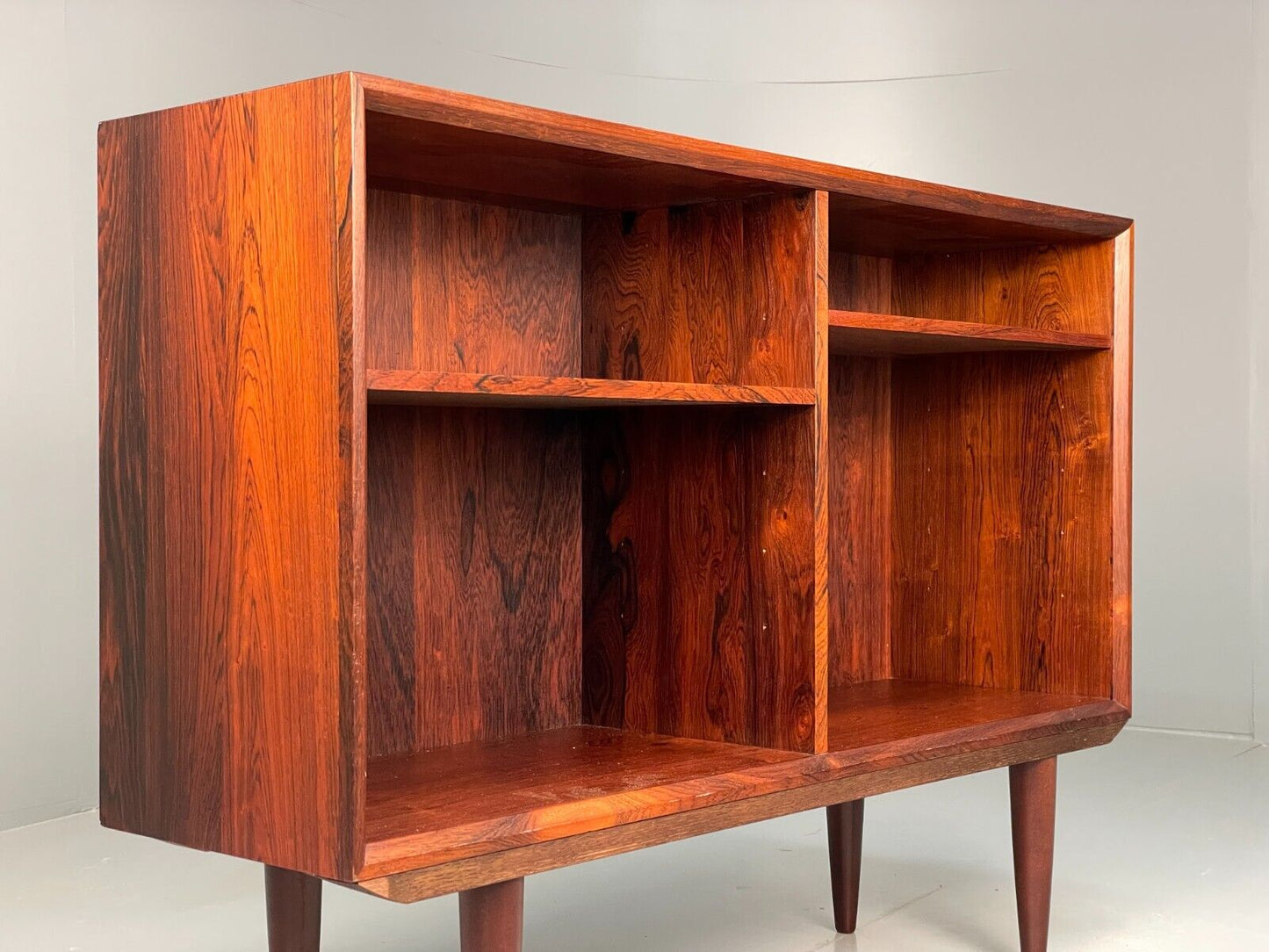 EB6545 Vintage Danish Rosewood Bookcase 1970s Retro Mid Century MWOO