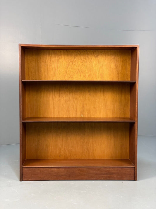 Vintage Solid Teak Compact Bookcase Shelving Retro Storage EB8684 MWOO