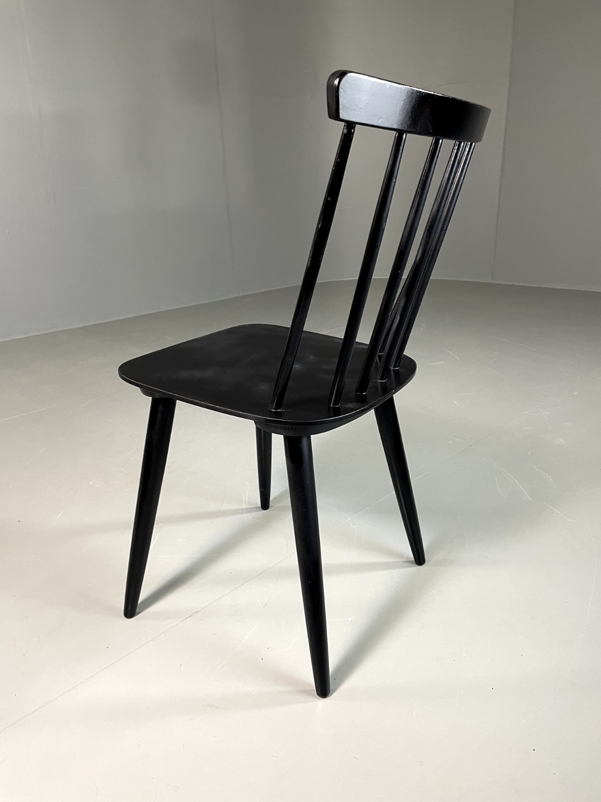 EB6107 Vintage Finnish Dining Chair, Stickback, 1960s, Varjonen, Retro, MCM,MDIN