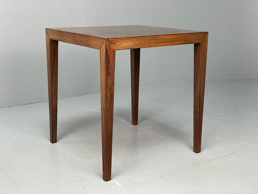 EB6799 Small Vintage Danish Walnut Coffee Table By Haslev Tables 1970s MWOO