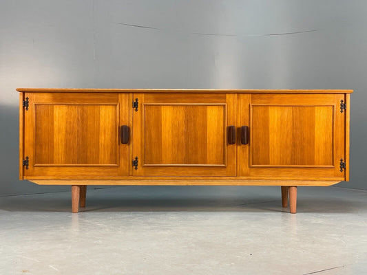 Vintage Pine Sideboard With Teak Handles Retro Unique Design EB8705 MWOO