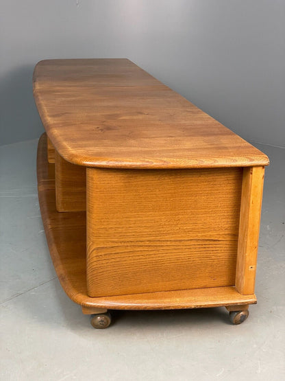 Homemade Elm Media Unit From Ercol Tables EB7562 MWOO