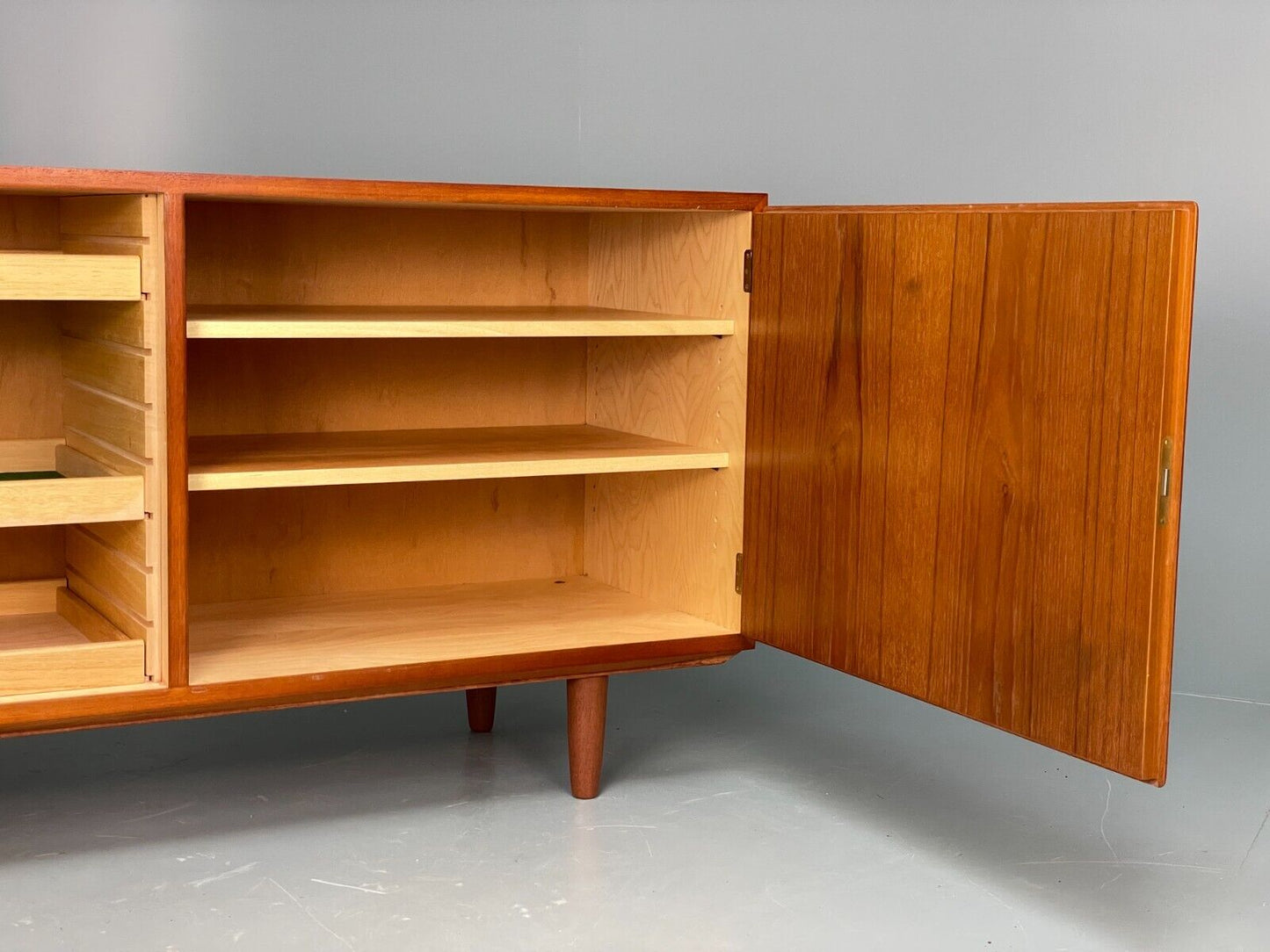 EB6857 Vintage Danish Teak Sideboard By Poul Hundevad 1960s Retro MWOO