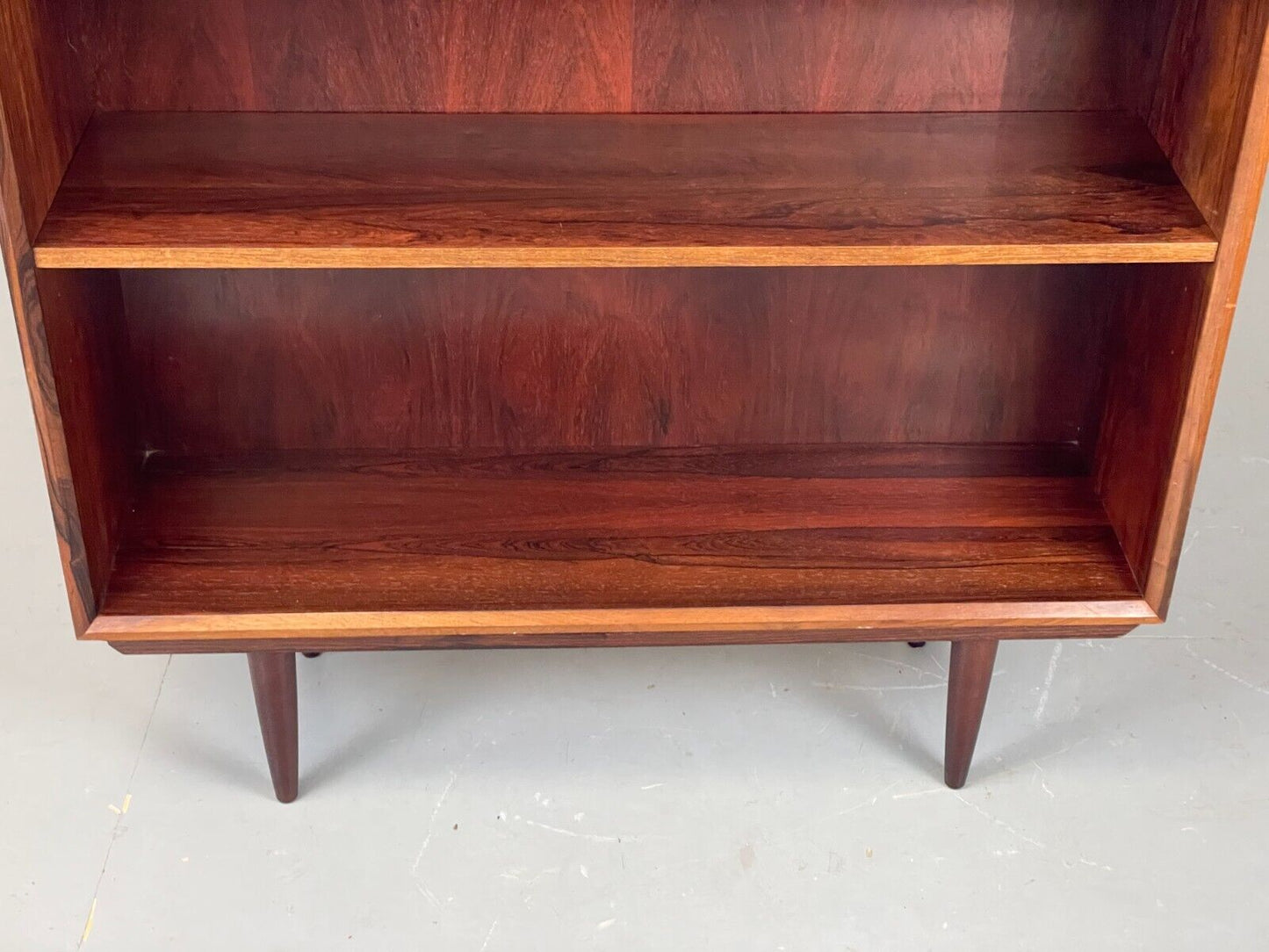 EB5960 Vintage Danish Rosewood Bookcase 1970s Retro Mid Century 3 Shelf MWOO