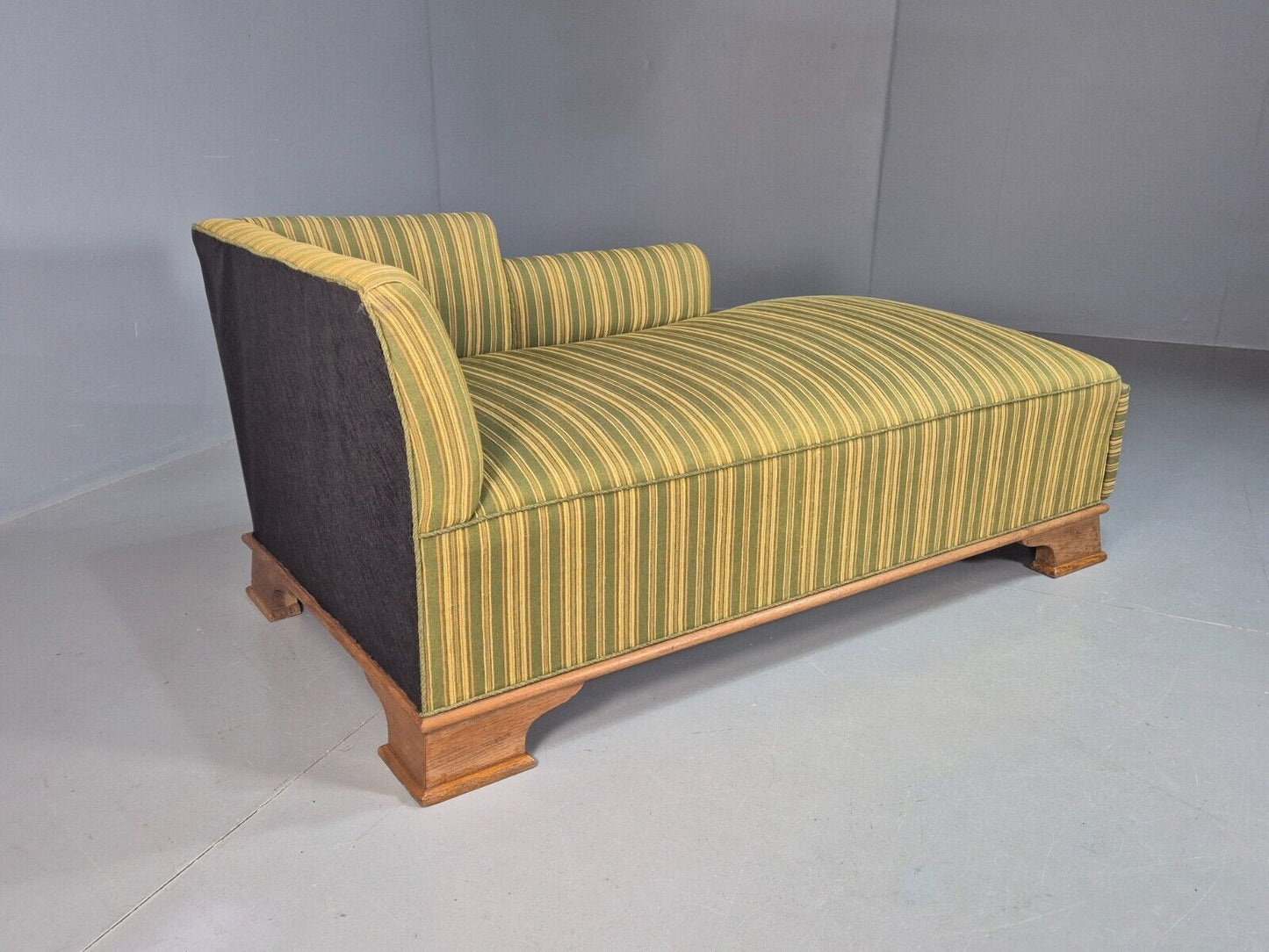 Vintage Danish `DayBed Chaise Lounge Green Art Deco 1920s EB8079 VCHA