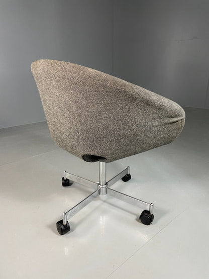 EB6827 Vintage Lounge Office Chair Grey Heals Mid Century Retro MSWI