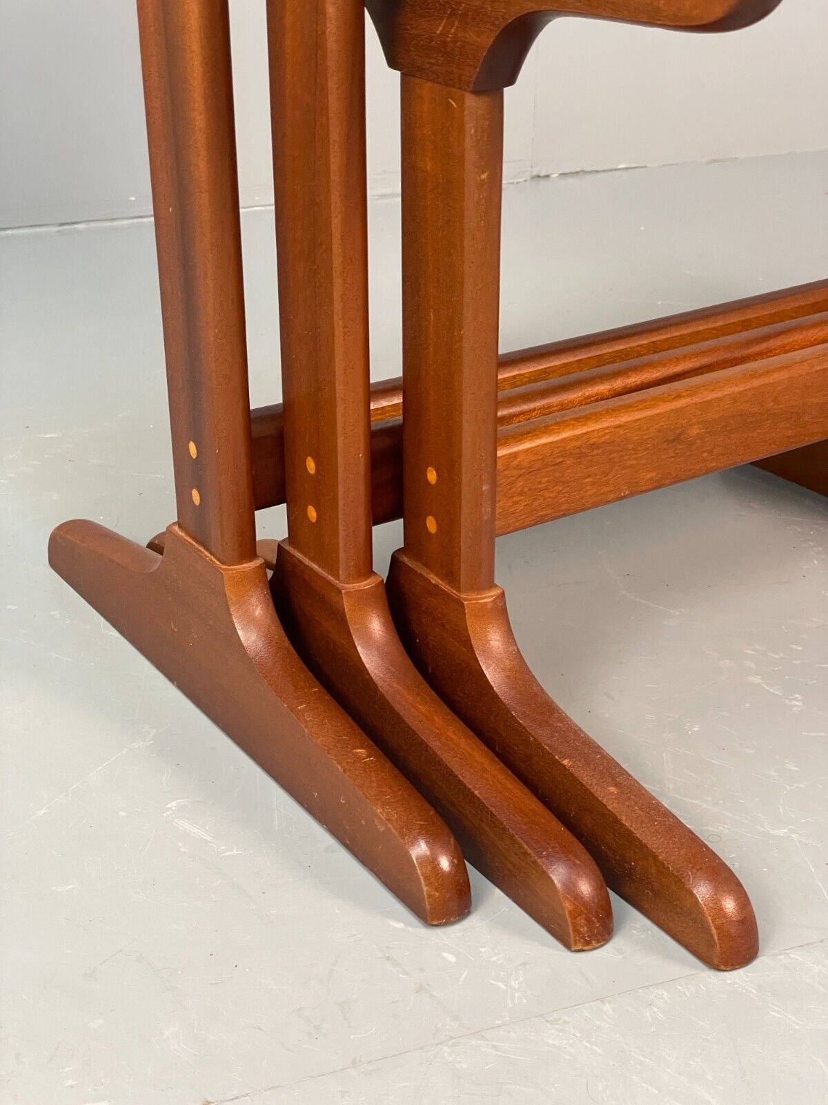 Vintage Teak Nesting Tables Retro 1980s EB8405 MWOO