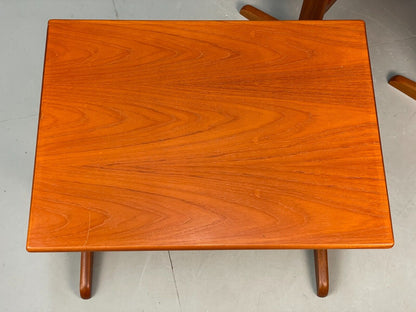 Vintage Teak Nesting Tables Retro 1980s EB8405 MWOO