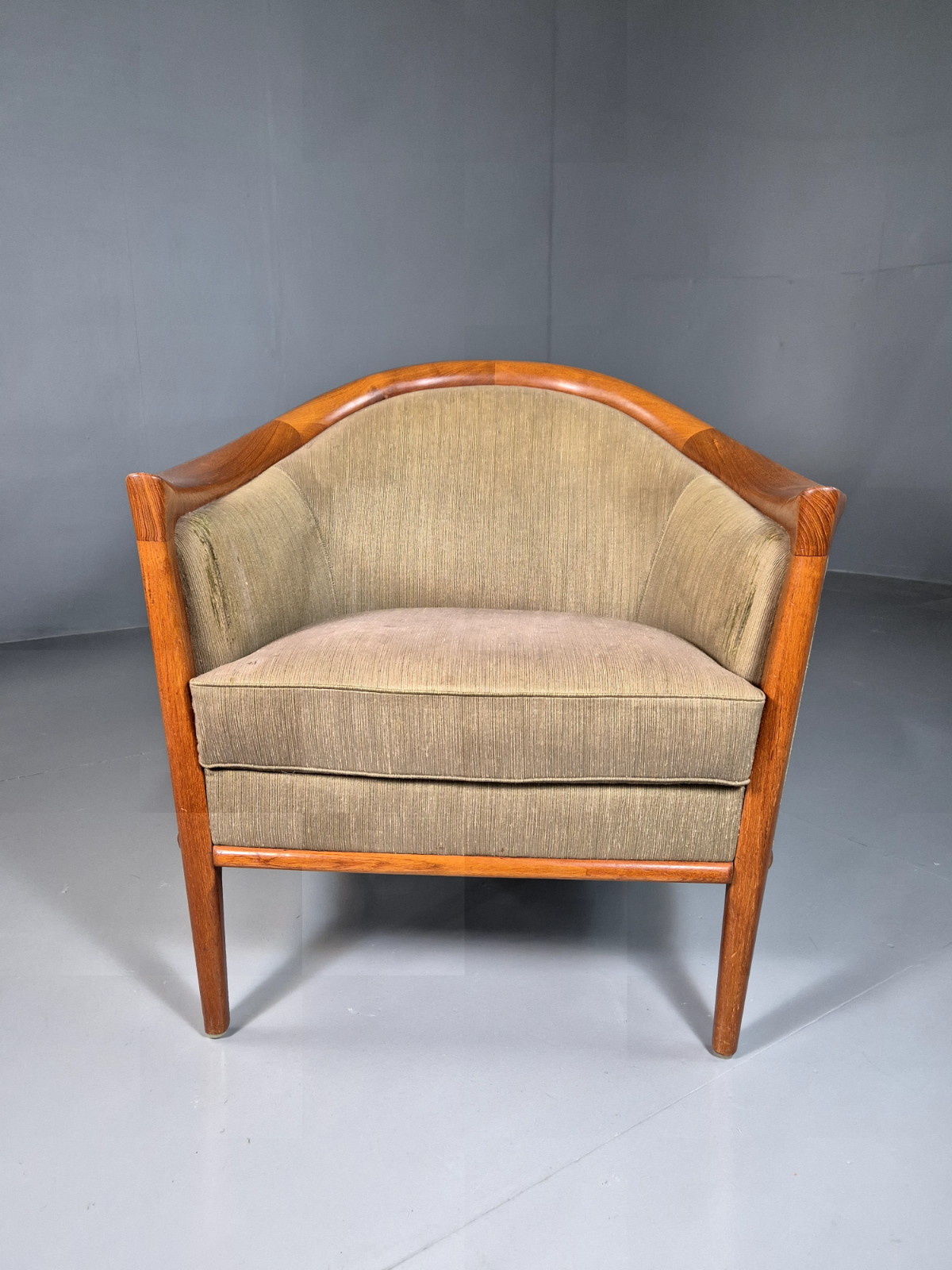 EB7006 Swedish Lounge Chair Green Teak Broderna Anderssons Retro MCM  MNOR