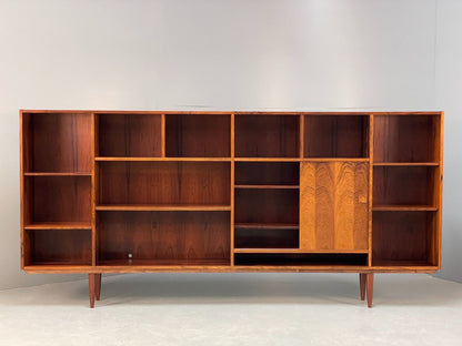 Midcentury Danish Wall Unit Large Vintage Shelving Cabinet  EB8715 MWOO