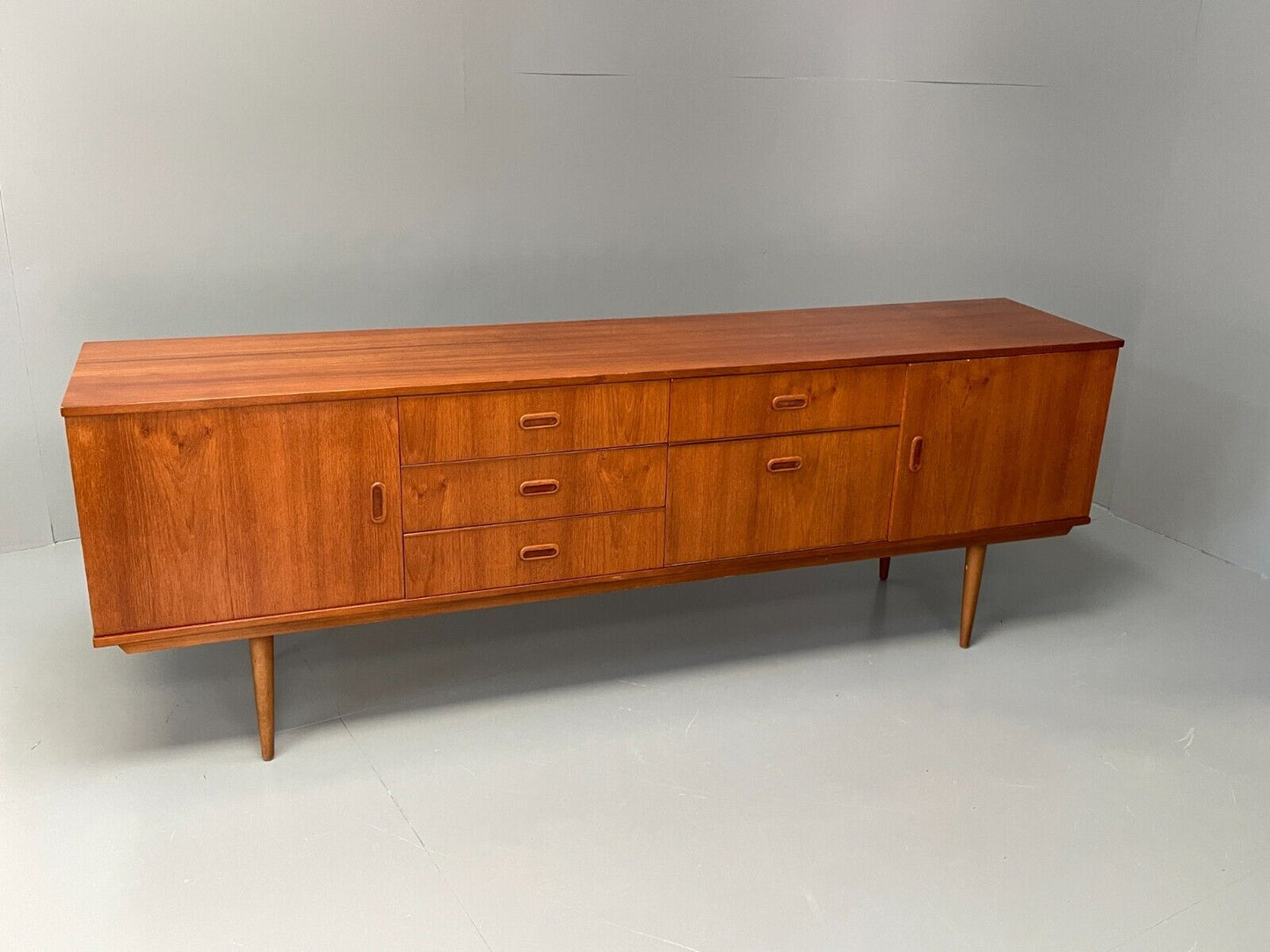 Vintage Large Teak Sideboard 1970s Mid Century EB7946 MWOO