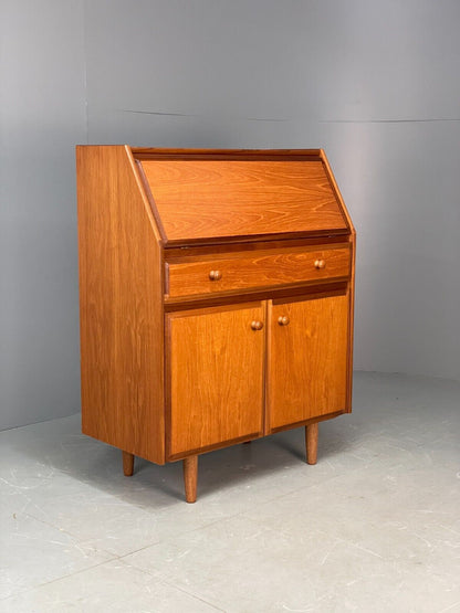 Vintage British Teak Bureau By Sutcliffe Furniture 1980s Retro EB7830 MWOO