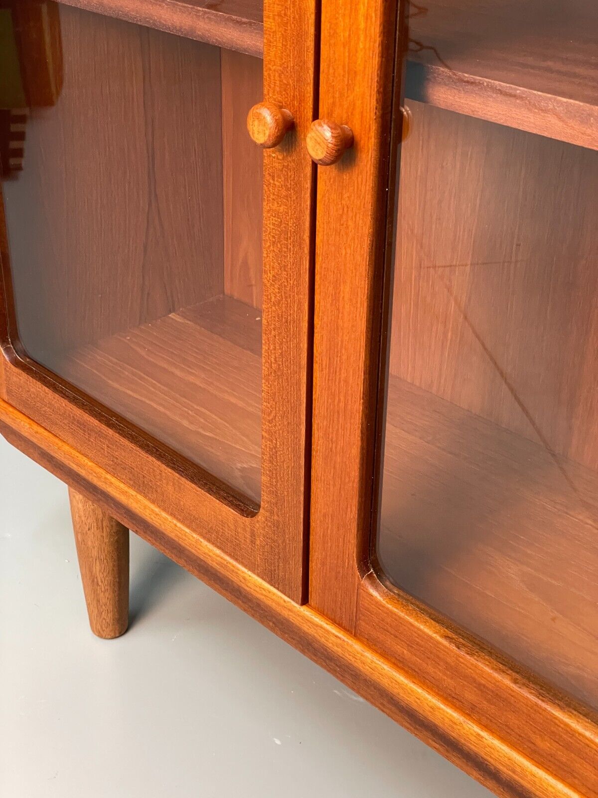 Vintage G Plan Small Teak Glazed Bookcase 1980s Retro EB7945 MWOO