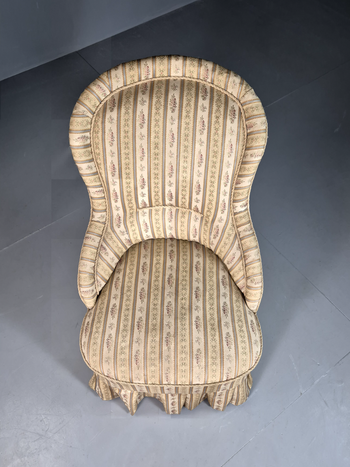 EB6744 Vintage Danish Lounge Slipper Chair Antique VCLO