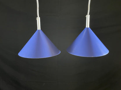 EB5104 Danish Pair Design A/S Model: Costa Blue Pendent Lights, Retro,  LCLC