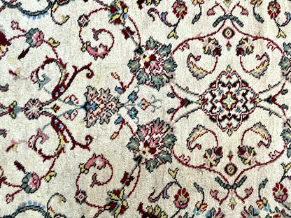 EB4805 Cream Ground & Floral Machine Woven Floor Rug, Retro, Antique  VWOO