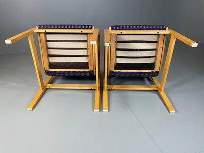 EB4879 Two Farstrup Bentwood Chairs, Aalto Style,  Retro, Vintage MCM  MBEN