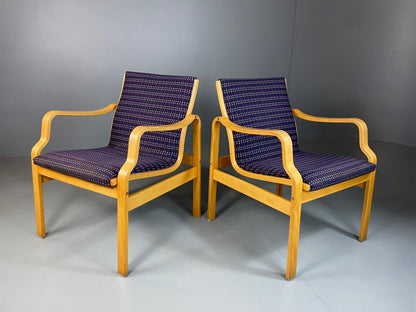 EB4880 Two Farstrup Bentwood Lounge chairs MCM, Retro, Vintage Danish MBEN