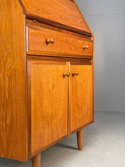 Vintage British Teak Bureau By Sutcliffe Furniture 1980s Retro EB7830 MWOO