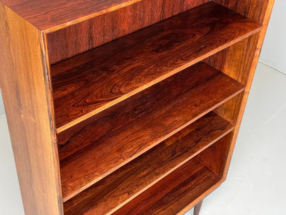 EB5960 Vintage Danish Rosewood Bookcase 1970s Retro Mid Century 3 Shelf MWOO