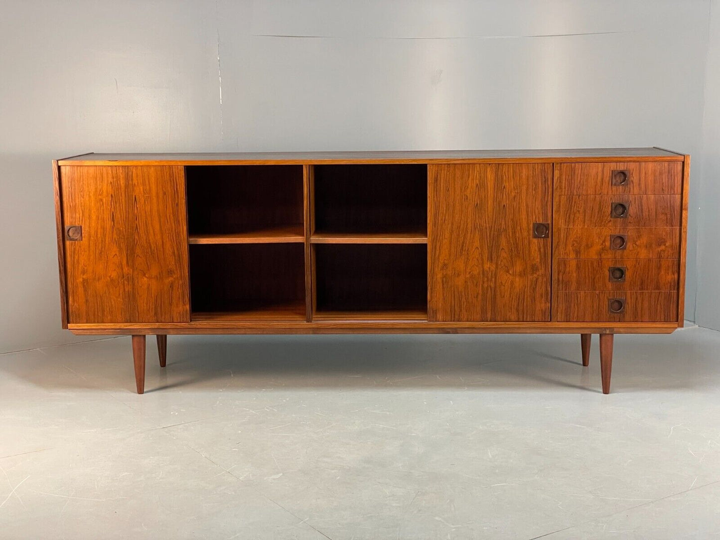 Midcentury Vintage Danish Sideboard Large Retro Design EB8723 MWOO