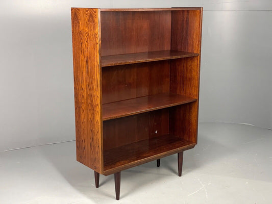 EB5952 Vintage Danish Bookcase Rosewood and Mahogany Retro 1970s MWOO