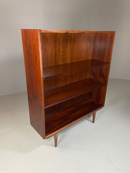 EB5258 Vintage Danish Rosewood Bookcase 1970s Retro Mid Century MWOO