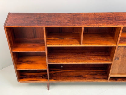 Midcentury Danish Wall Unit Large Vintage Shelving Cabinet  EB8715 MWOO