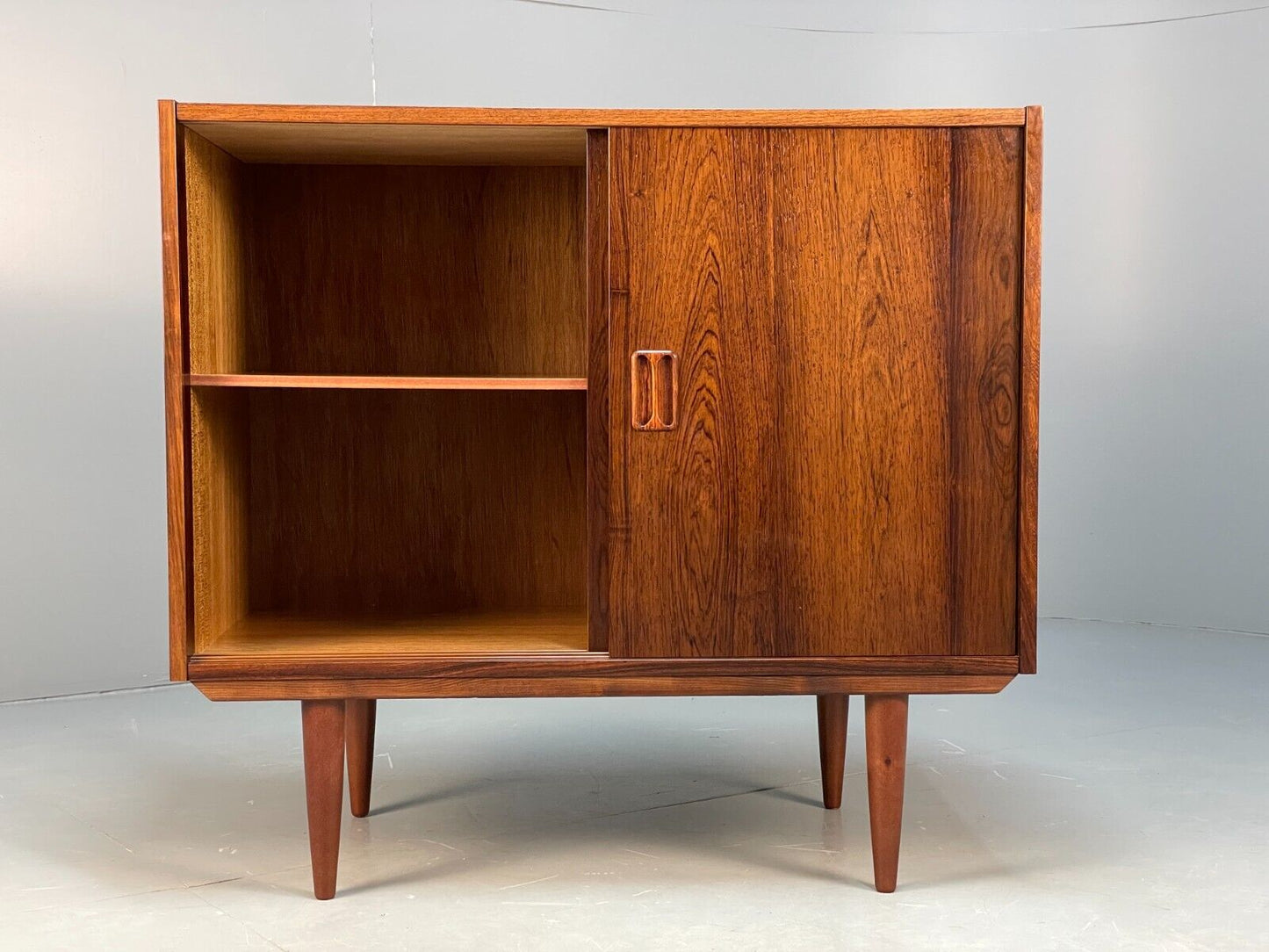 Midcentury Danish Storage Cabinet Sliding Door By Torben B Nielsen EB8730 MWOO