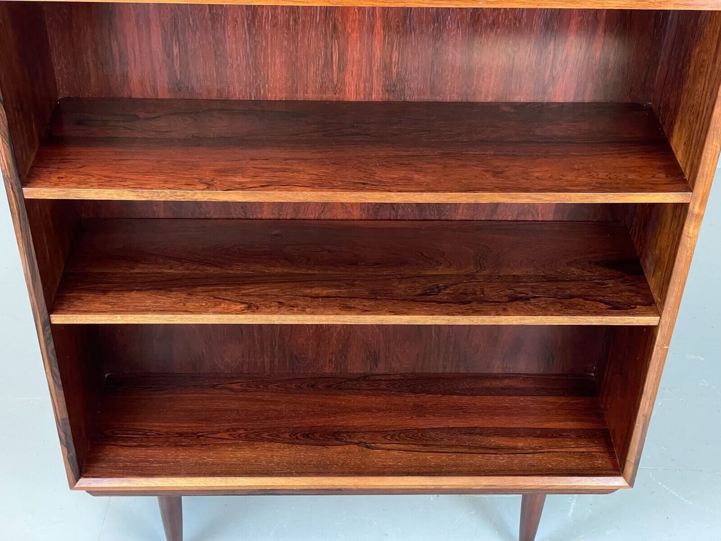 EB5960 Vintage Danish Rosewood Bookcase 1970s Retro Mid Century 3 Shelf MWOO