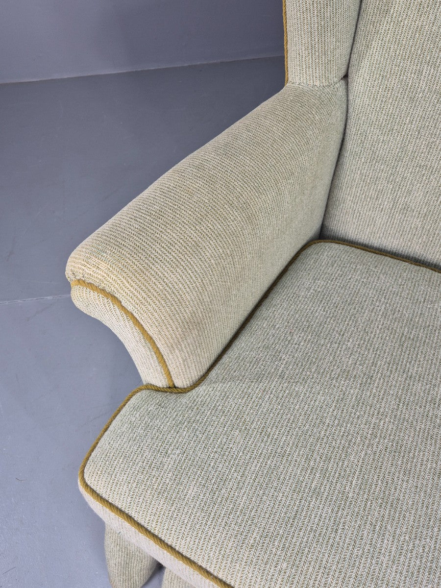 Vintage Danish Wing Back Armchair Cottage Style 1960s Retro Classic EB12672