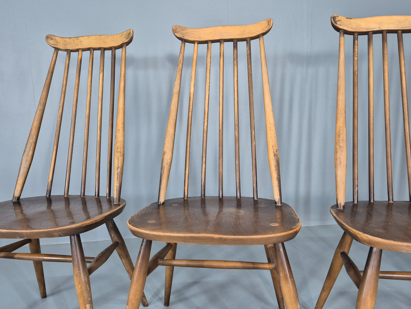 5 Vintage Ercol Goldsmith chairs 1970s Originals EB12464