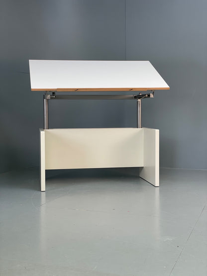 Vintage Hülsta Drawing Desk Architect Height Adjustable Tilting Retro EB12282