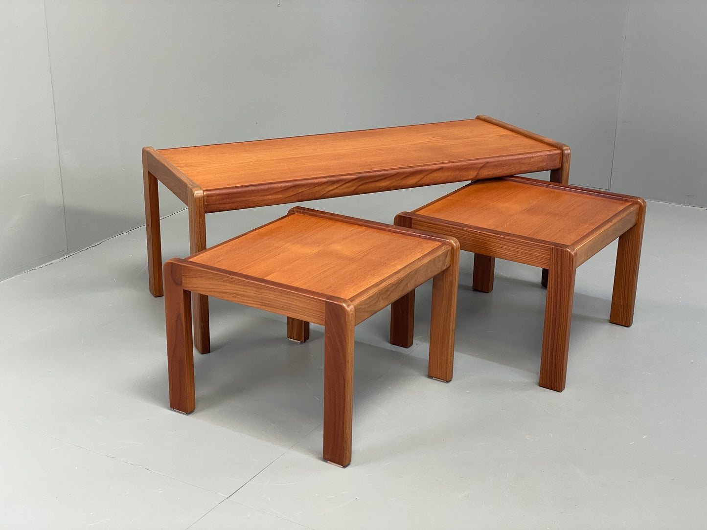 Vintage Nesting Tables Teak Gordon Russell Set Of 3 Retro 1970s EB12634