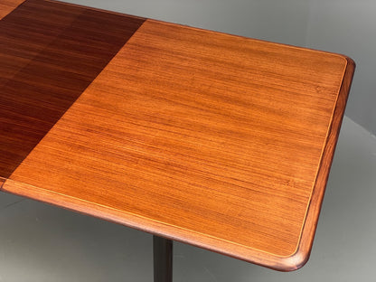Vintage Walnut Dining Table Extending Mid Century 1960s Sprung Retro EB12291