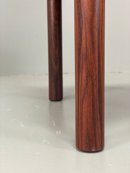 Vintage Danish Side Table Mid Century Darkwood Retro EB12884