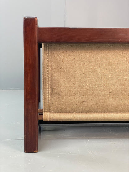 Vintage Ikea Safari Coffee Table By Karin Mobring 1970s Pine Linen EB12218