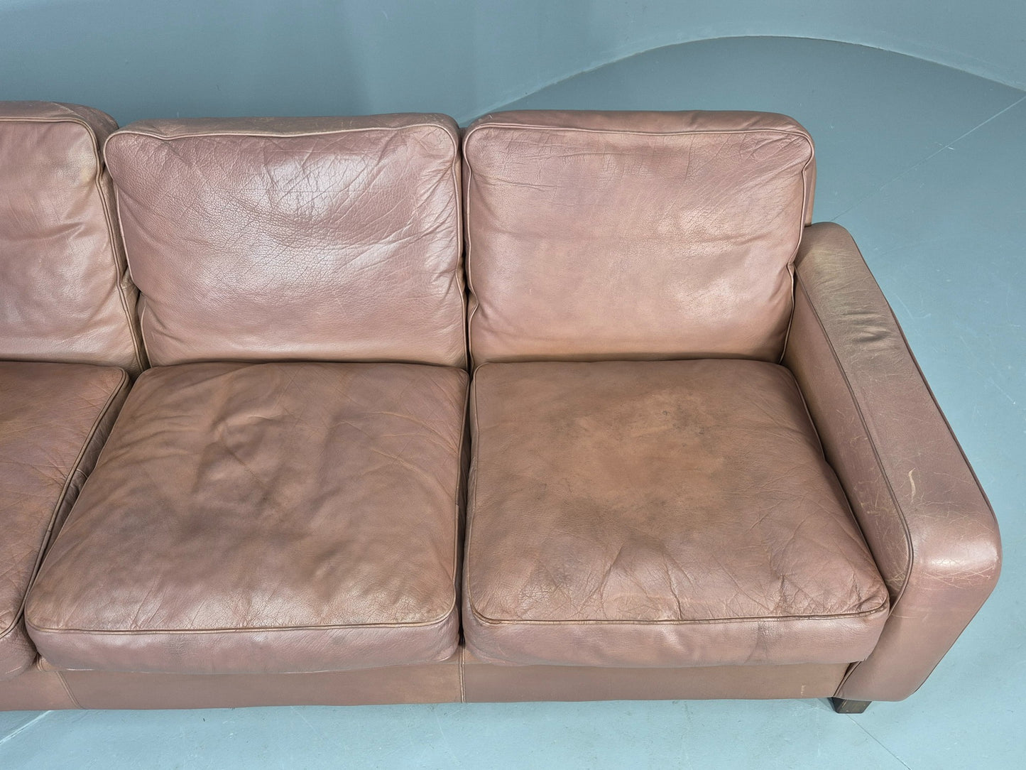 Vintage 3 Seater Sofa 1970s Thams Danish Retro MCM Quality EB12438