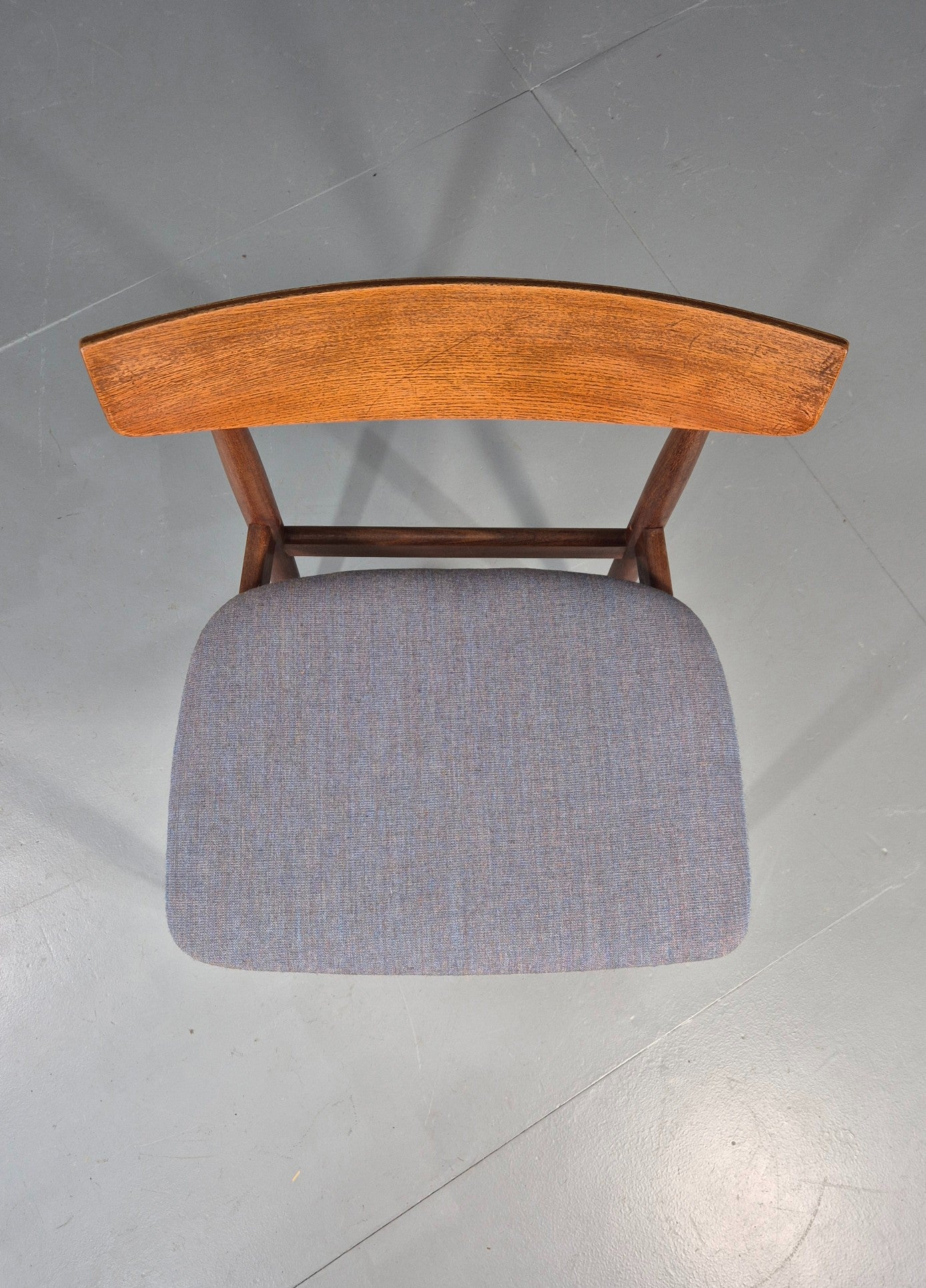 Vintage G plan Danish Design Lounge Chair Teak Frame 1960s New Seat MCM EB11891