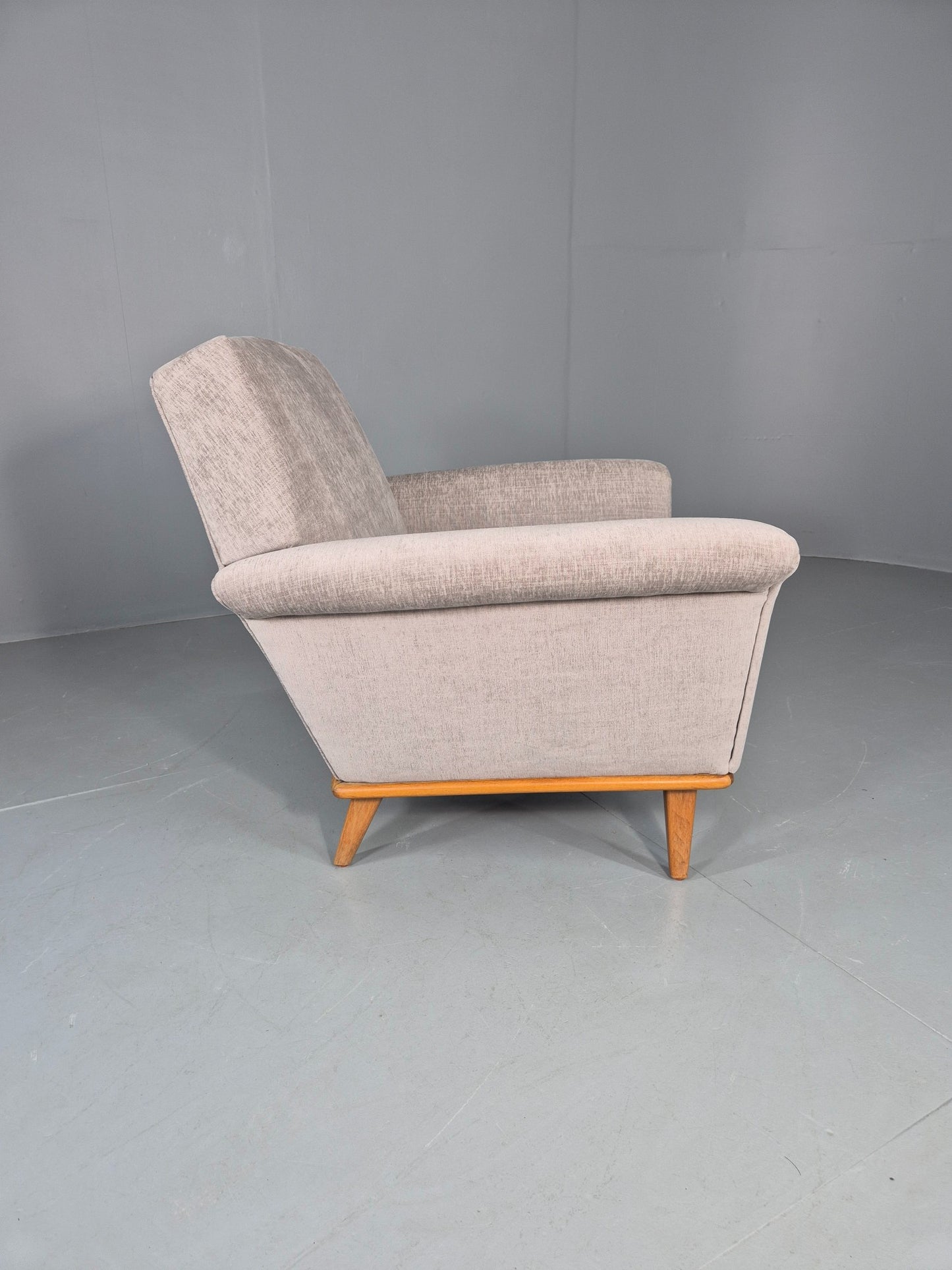 Vintage Mid Century Lounge Chair New Upholstery Swedish 1960s Design EB11108