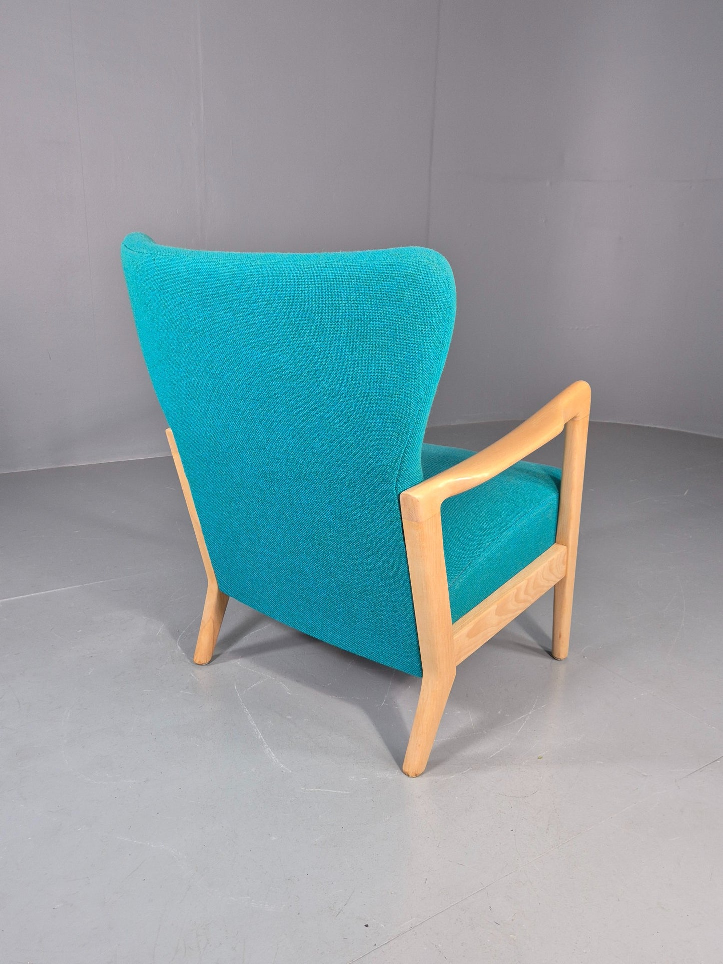 Vintage Mid Century Fritz Hansen Lounge Chair Soren Hansen Design 1940s  EB12108