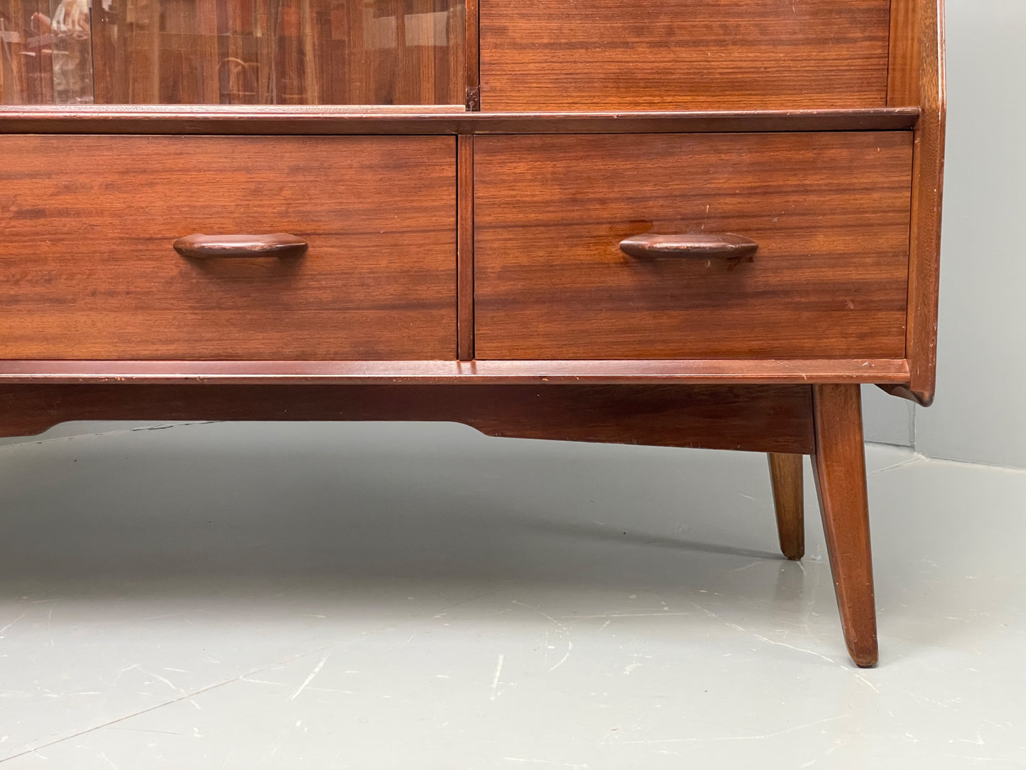 Vintage G Plan Highboard Sideboard Retro 1960s Walnut Shelving Drawers EB11865