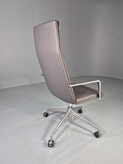 Modern Design Brunner Finasoft Conference Chair Grey Leather EB12997
