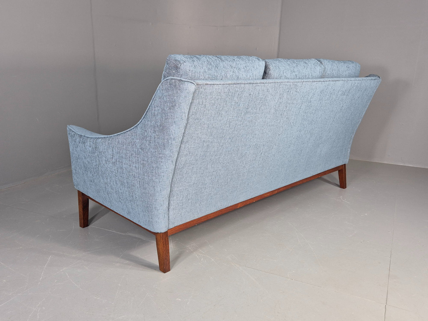 Vintage Danish 3 Seater Sofa New Upholstery 1960s Retro Mid Century EB12171
