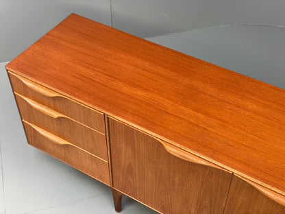 Vintage Teak Sideboard McIntosh 1960s Mid Century Drawers Shelves EB12876