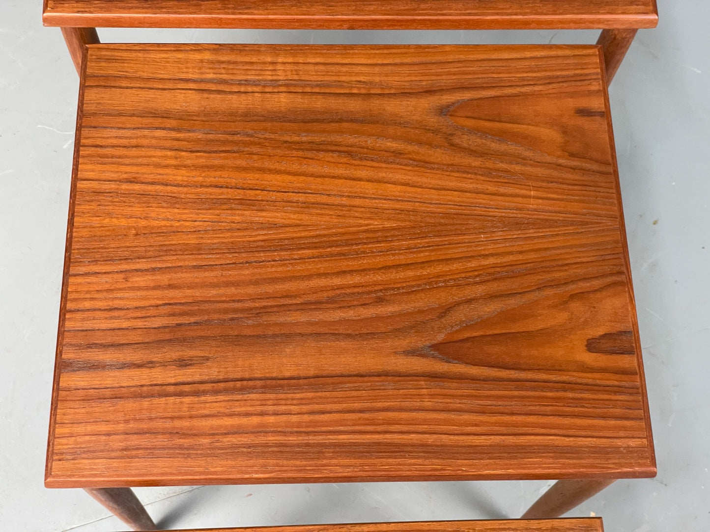 Vintage Teak Nesting Tables 1960s Mid Century By Stewart Griffiths Retro EB12501