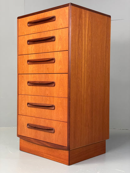 Vintage G Plan Drawers Teak Chest Of Drawers 1960s Fresco Range Retro EB12937